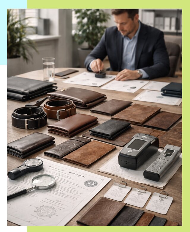 Сертификация кожаных изделий в Назрани от 12326 р. | Алешин-Нзр