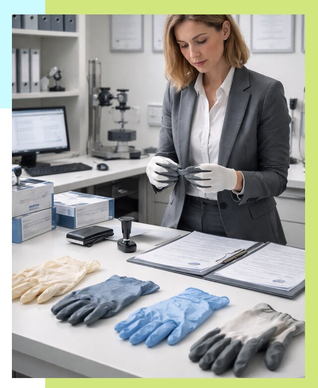 Сертификация перчаток в Назрани от 8731 р. | Алешин-Нзр