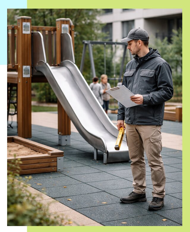 Сертификация детских площадок в Назрани от 25680 р. | Алешин-Нзр