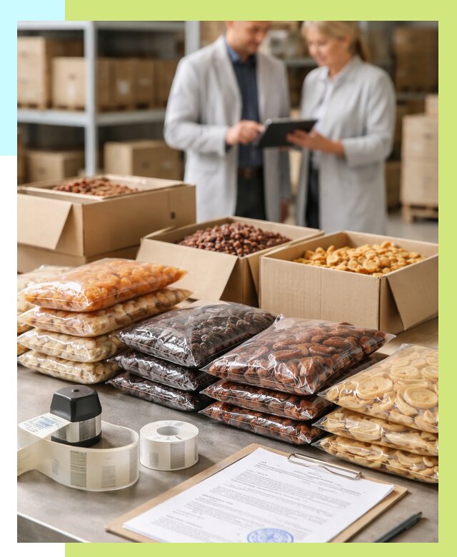 Сертификация сухофруктов в Назрани от 12326 р. | Алешин-Нзр под ключ