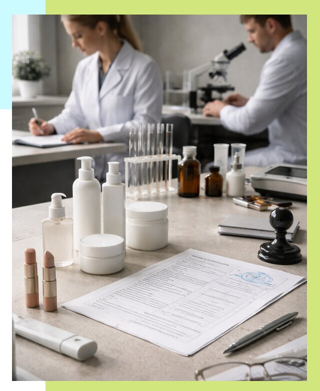 Сертификация косметики в Назрани от 20544 р. - Алешин-Нзр