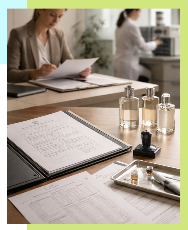 Сертификация парфюмерии в Назрани от 15408 р. | Алешин-Нзр