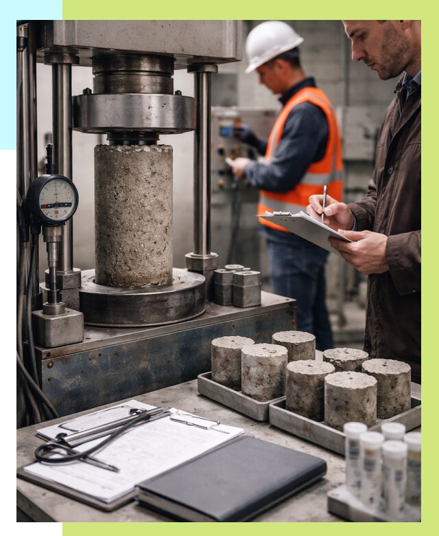 Сертификация бетона в Назрани от 30816 р. сертификат | Алешин-Нзр