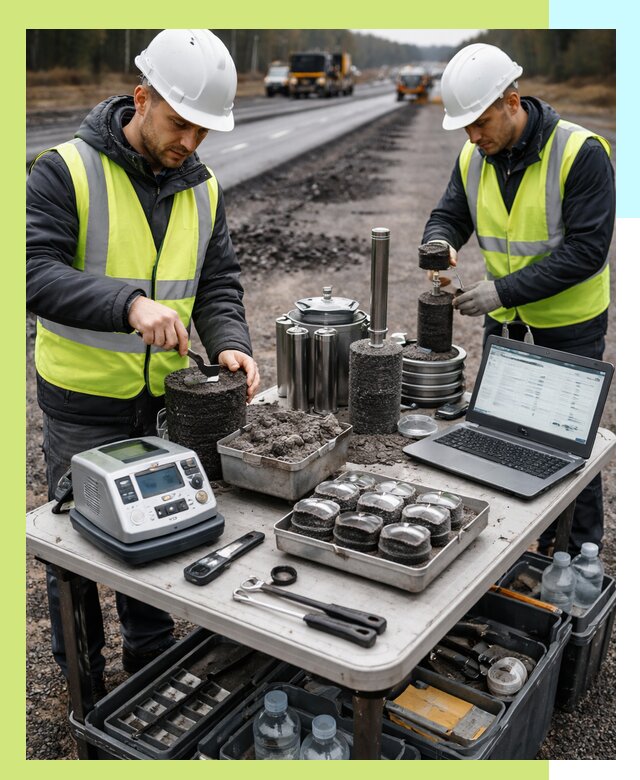 Сертификация асфальта: испытания и подтверждение в Назрани