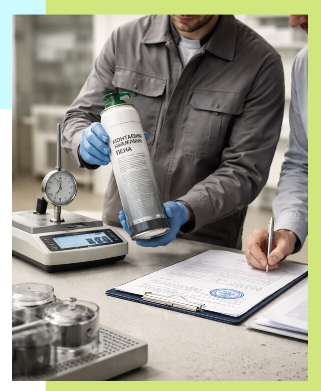 Сертификация монтажной пены в Назрани от 15408 р. | Алешин-Нзр