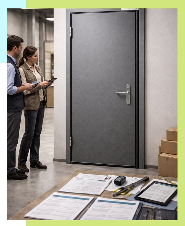 Сертификация противопожарных дверей в Назрани от 9245 р. | Алешин-Нзр