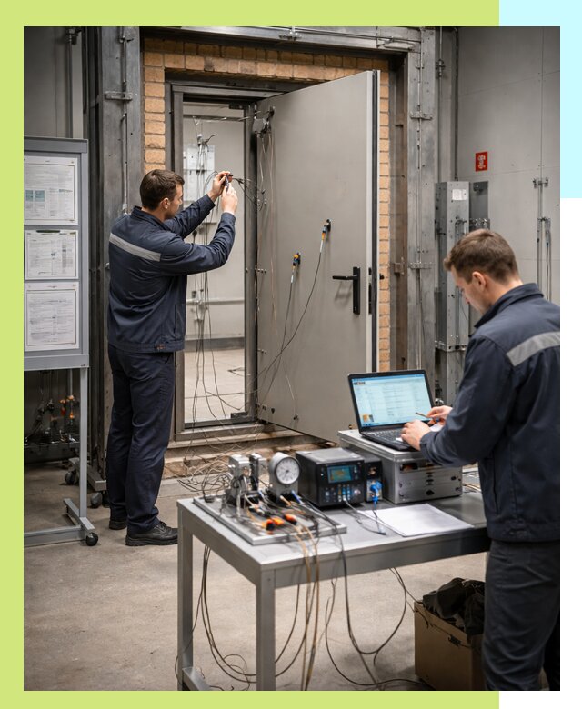 Сертификация противопожарных дверей в Назрани по ГОСТ и ТР