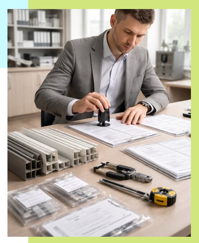 Сертификация ПВХ продукции в Назрани от 8731 р., Алешин-Нзр