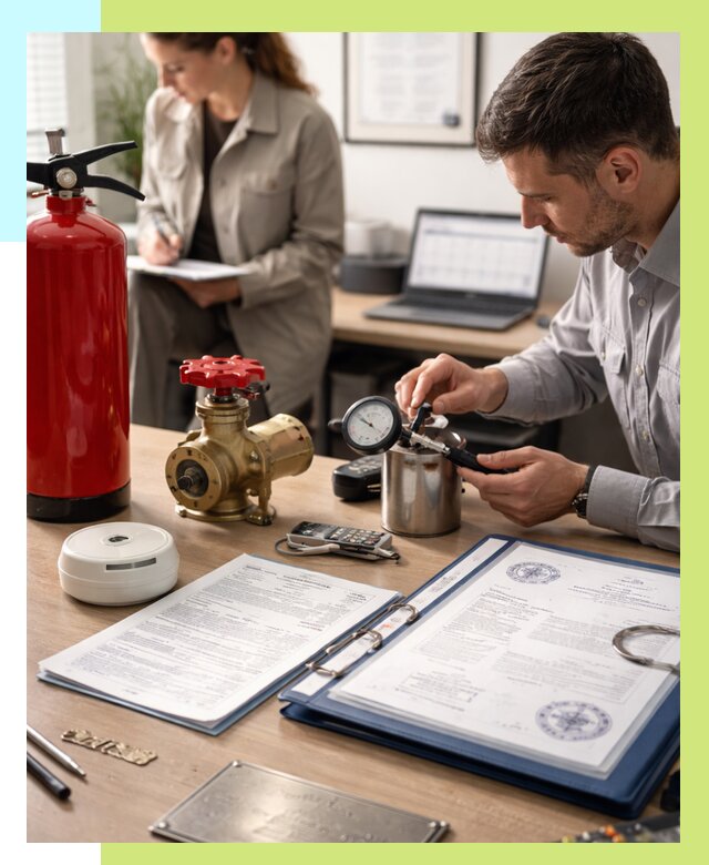 Сертификация пожарного оборудования в Назрани от 15408 р.|Алешин-Нзр