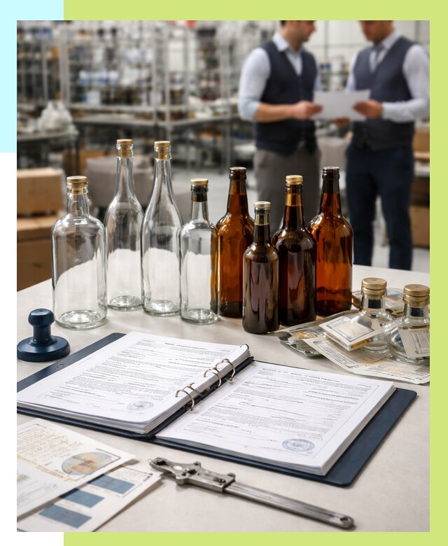 Сертификация стеклянных бутылок в Назрани от 25680 р. | Алешин-Нзр