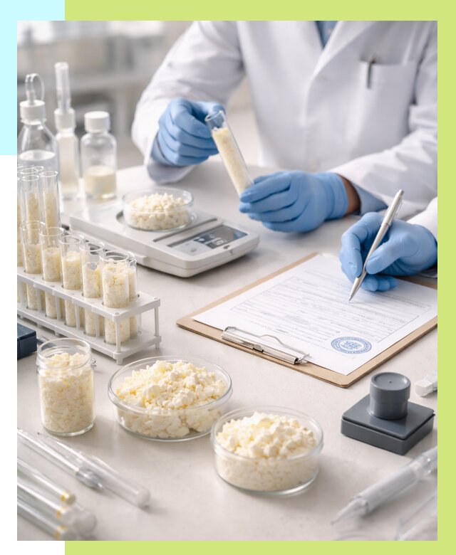 Сертификация творога в Назрани от 12326 р. под ключ | Алешин-Нзр