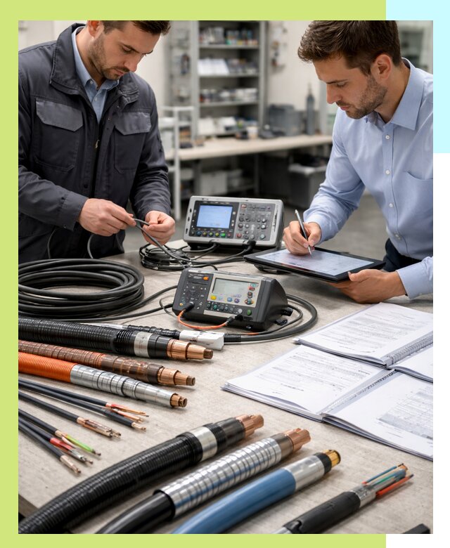 Сертификация кабеля и электропроводки в Назрани под ключ