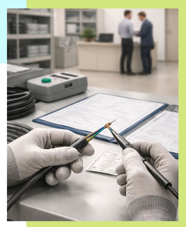 Сертификация провода в Назрани от 18490 р. в Алешин-Нзр