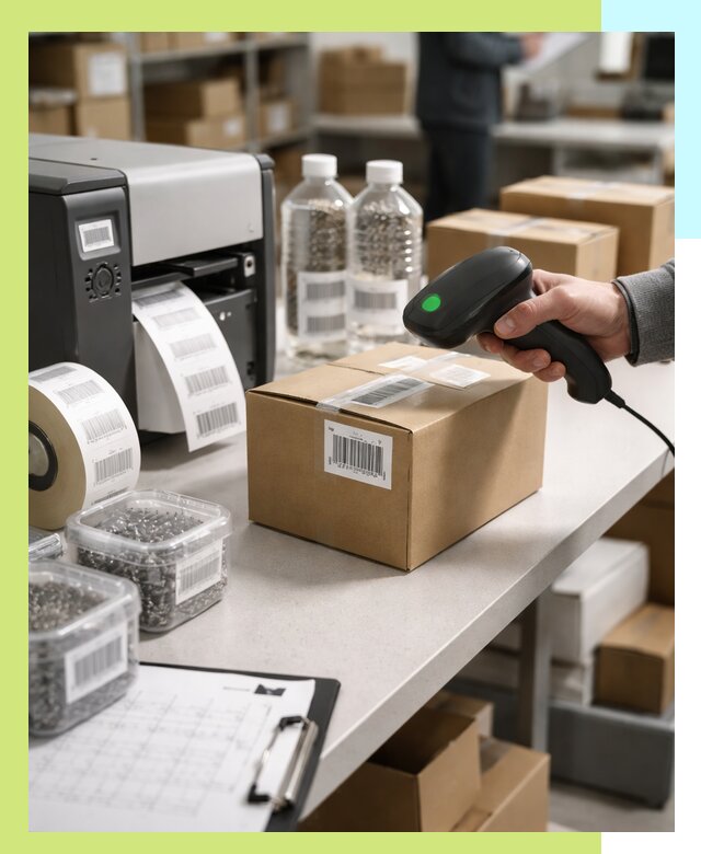 Штрихкодирование продукции и маркировка для продажи в Назрани
