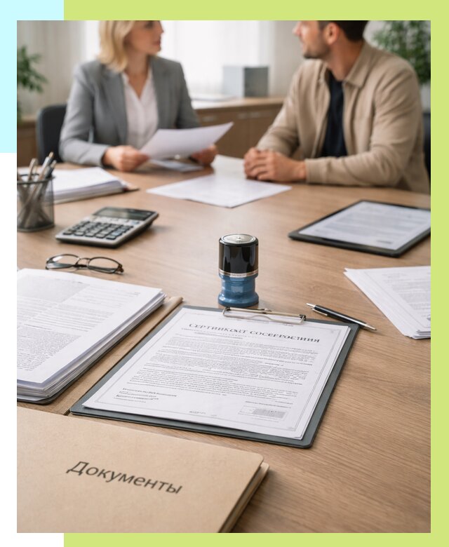 Сертификат соответствия на продукцию в Назрани от 15408 р.|Алешин-Нзр