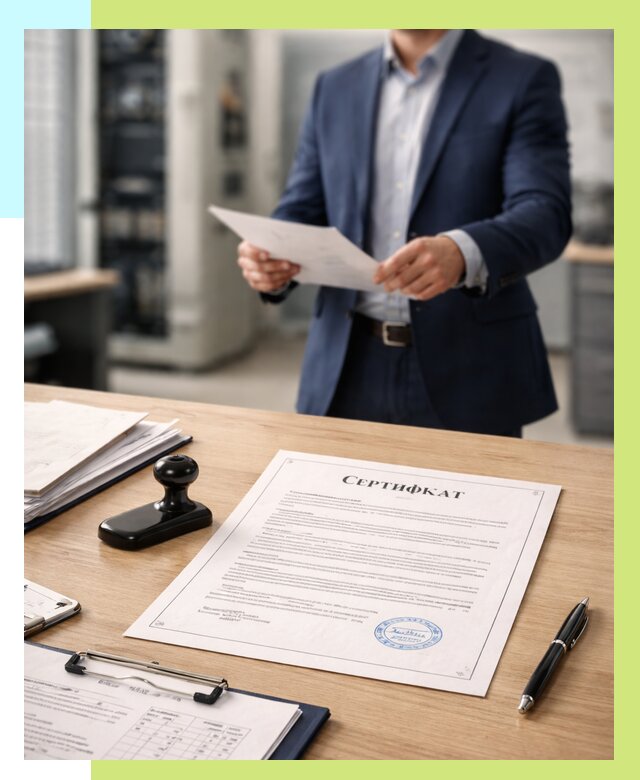 Сертификат на оборудование в Назрани от 15408 р. | Алешин-Нзр