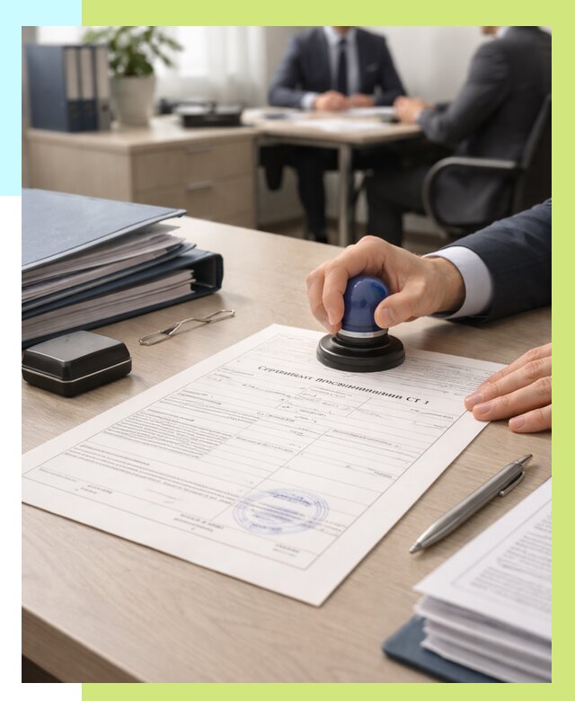 Сертификат происхождения СТ 1 в Назрани от 4622 р. | Алешин-Нзр