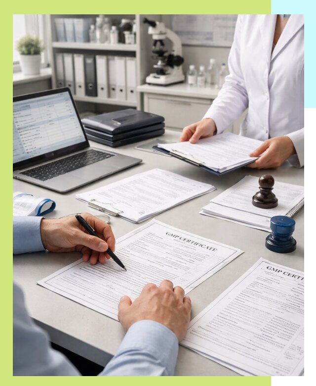 Оформление сертификата GMP в Назрани для фармпроизводства