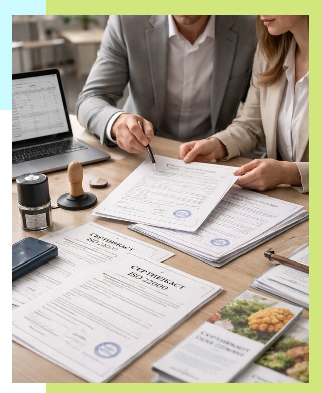 Сертификат ISO 22000 в Назрани от 41088 р. под ключ | Алешин-Нзр