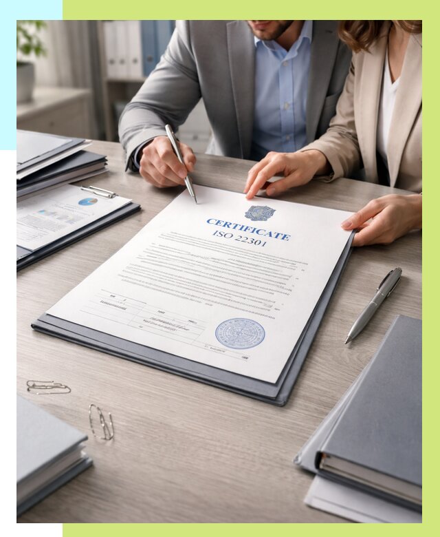Сертификат ISO 22301 в Назрани от 46224 р. | Алешин-Нзр срочно