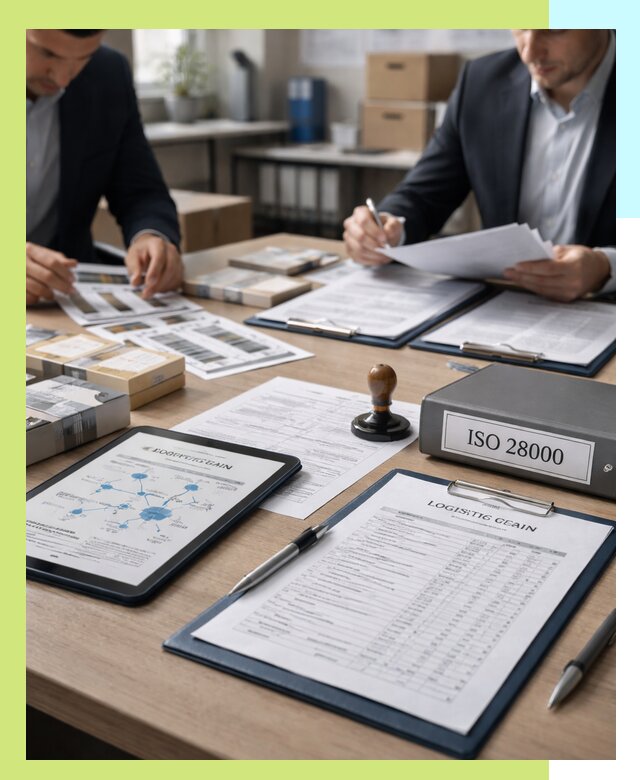 Получение сертификата ISO 28000 по безопасности цепи поставок в Назрани