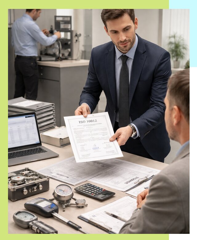 Выдача сертификата ISO 10012 по требованиям метрологии в Назрани