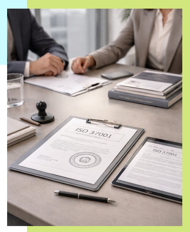 Сертификат ISO 37001 в Назрани оформить от 123264 р. Алешин-Нзр