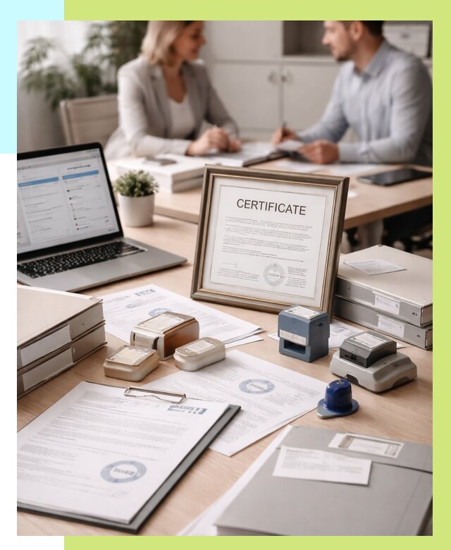 Сертификация компании в Назрани от 46224 р. | Алешин-Нзр — заказ